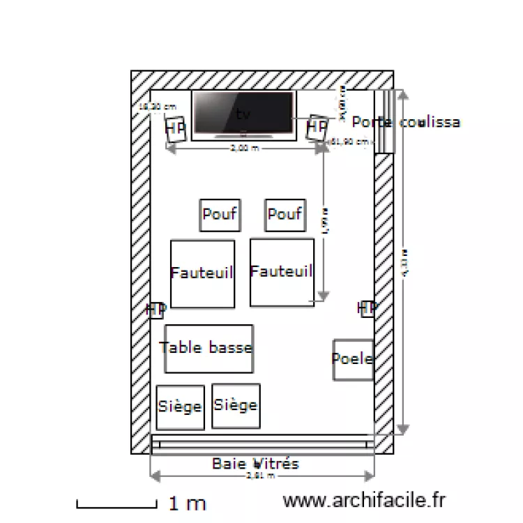 Home cinema 3. Plan de Home cinema 3. Plan de