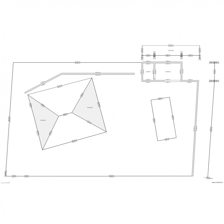 ruoms PERMIS 2 COTES. Plan de 0 pièce et 0 m2