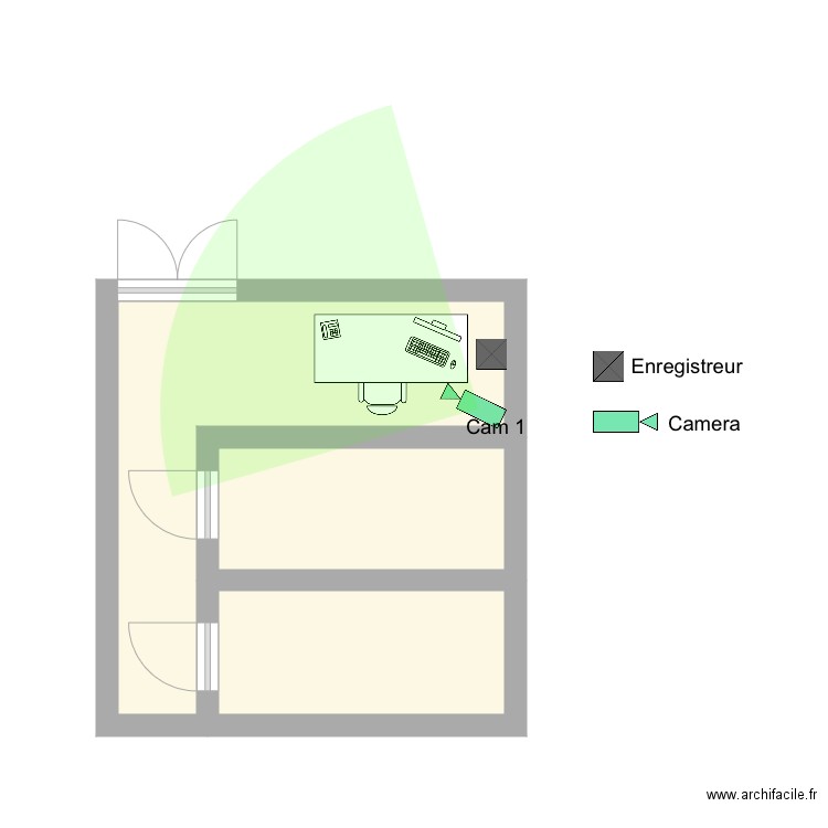 SCP. Plan de 0 pièce et 0 m2