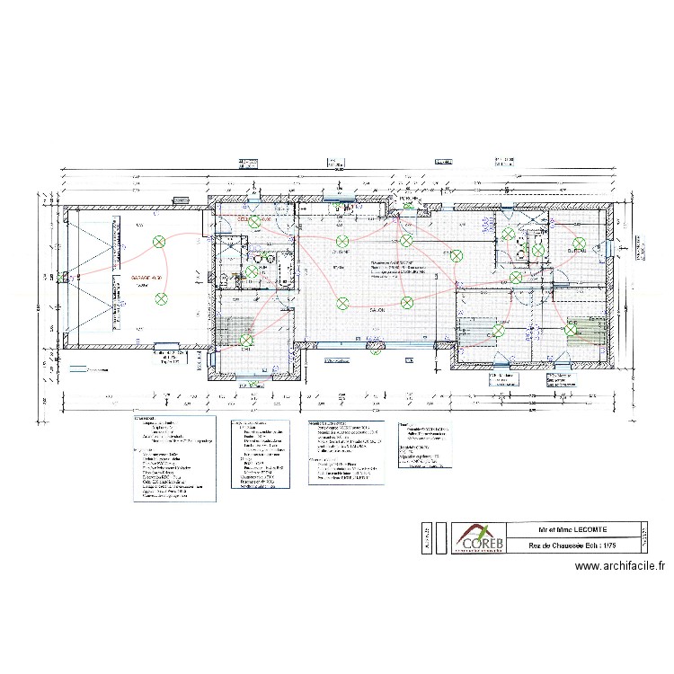 LECOMTE. Plan de 0 pièce et 0 m2