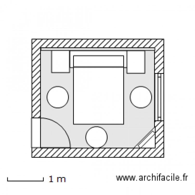 Chambre JG T3  Lit 140 X 190  V 27 Nov 11. Plan de 0 pièce et 0 m2