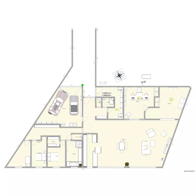 Loft et studio V7. Plan de 