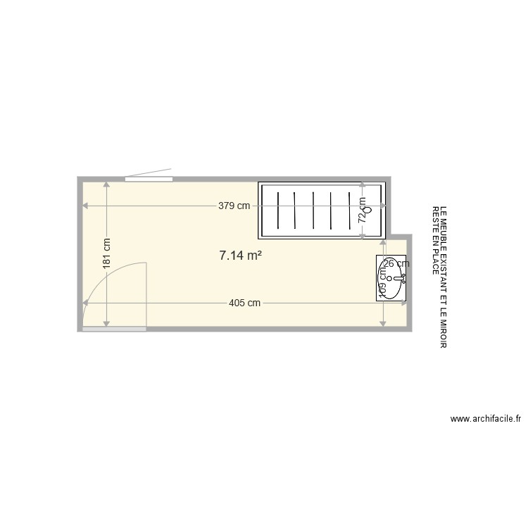 JACINTO DORIA . Plan de 0 pièce et 0 m2