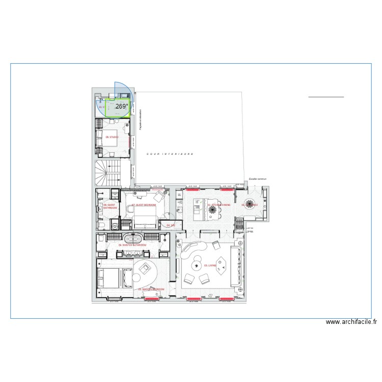 Sté HENRI. Plan de 0 pièce et 0 m2