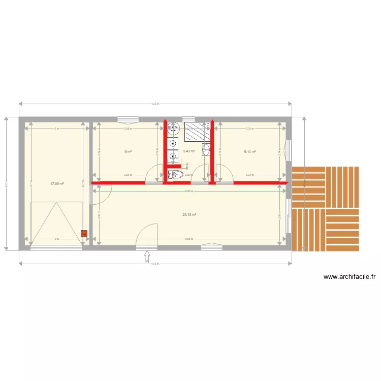 Le Moulin Juin 2022 Projet Maison T3 Version 4. Plan de Le Moulin Juin 2022 Projet Maison T3 Version 4. Plan de
