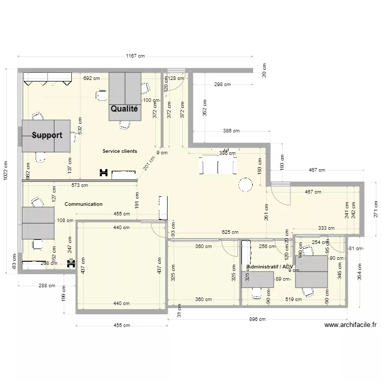 Plateau ProTechnologies V2. Plan de 