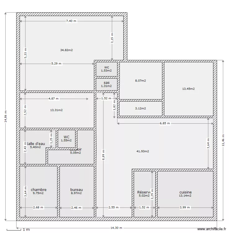 Maison. Plan de Maison. Plan de