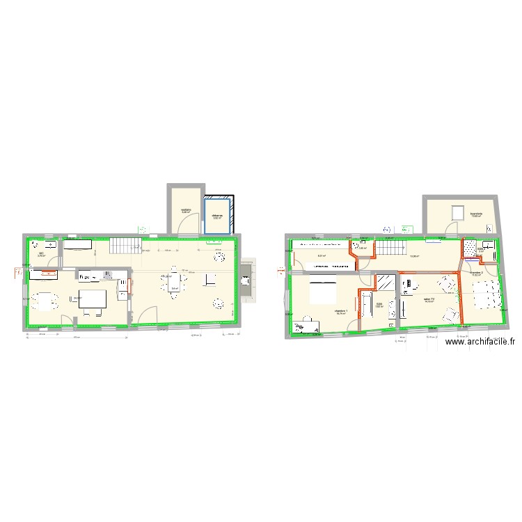 petite maison 10 mars 22 v4. Plan de 31 pièces et 175 m2