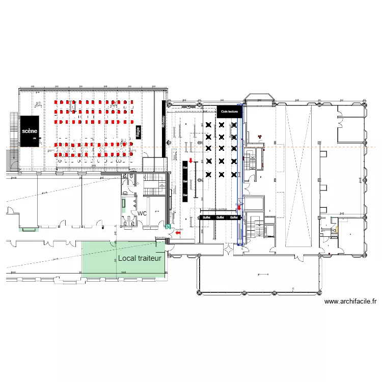 LaLib Plan des salles event officiel. Plan de 