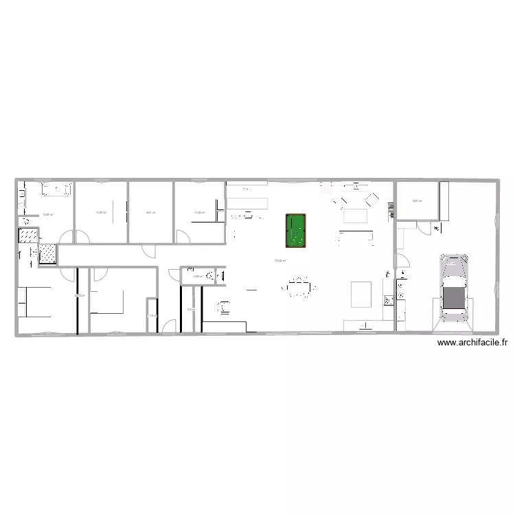 Projet maison 2. Plan de 