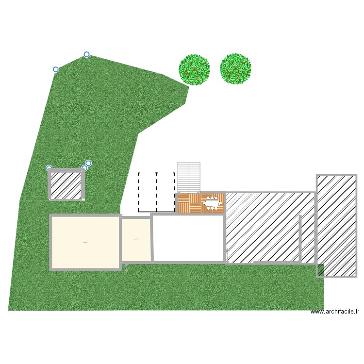 Ext Cieurac Imbert. Plan de 5 pièces et 263 m2