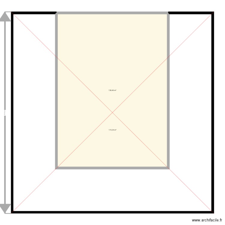 LA MONTAGNE. Plan de 0 pièce et 0 m2