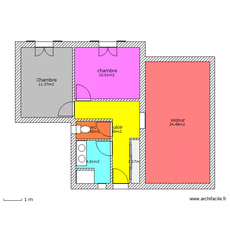 maison. Plan de maison. Plan de