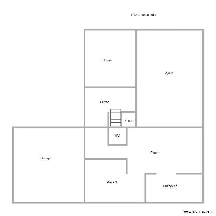 BLAGNY AVANT AMIANTE . Plan de 