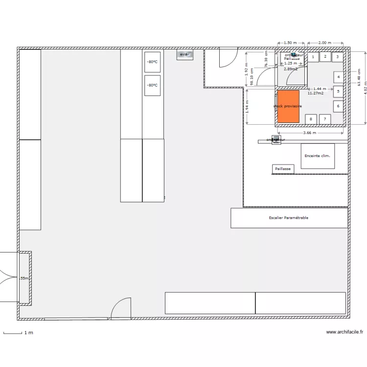 Magasin 045 1er etage mezz. seroth. vers.c. Plan de Magasin 045 1er etage mezz. seroth. vers.c. Plan de