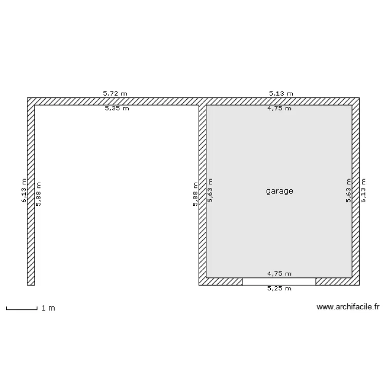 garage. Plan de garage. Plan de