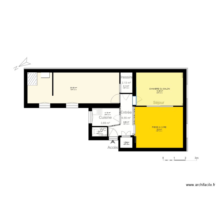 CHANTIN. Plan de 0 pièce et 0 m2