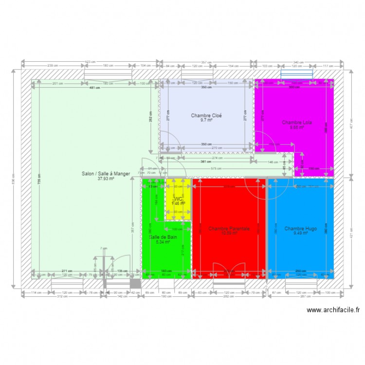 Maison Projet 2018 PlanMorn 001. Plan de 0 pièce et 0 m2