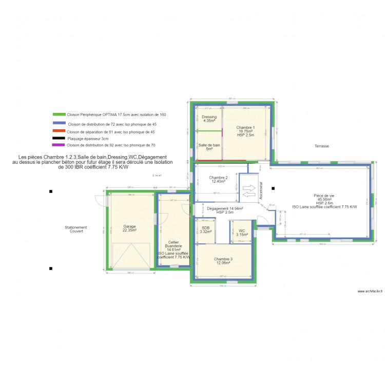Plan. Plan de 0 pièce et 0 m2