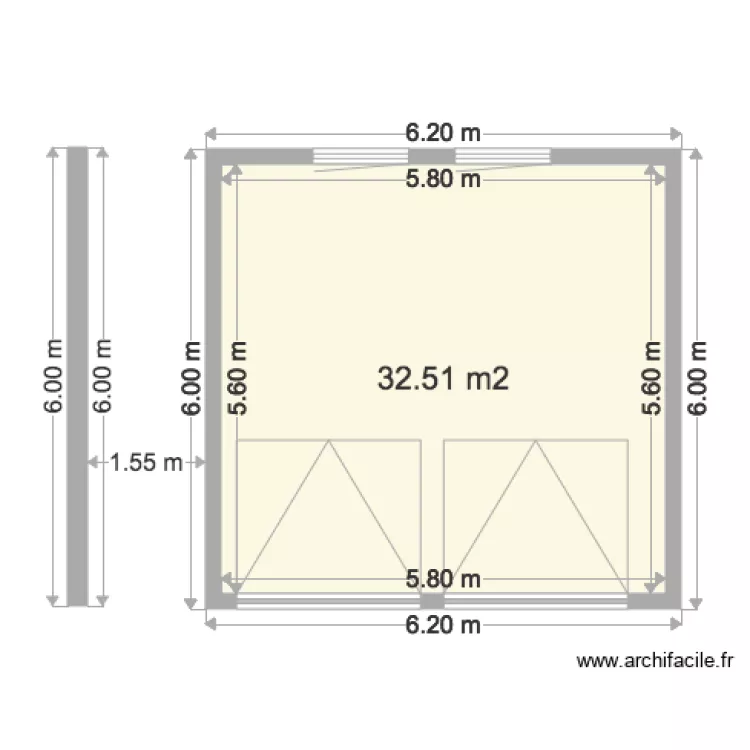 GARAGE PLAN. Plan de 