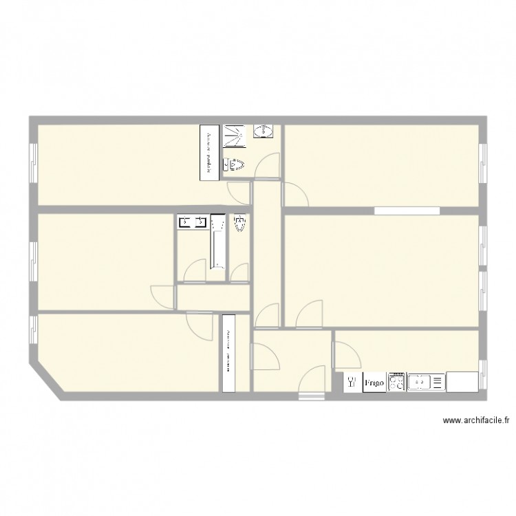 12 Hector Guimard. Plan de 0 pièce et 0 m2