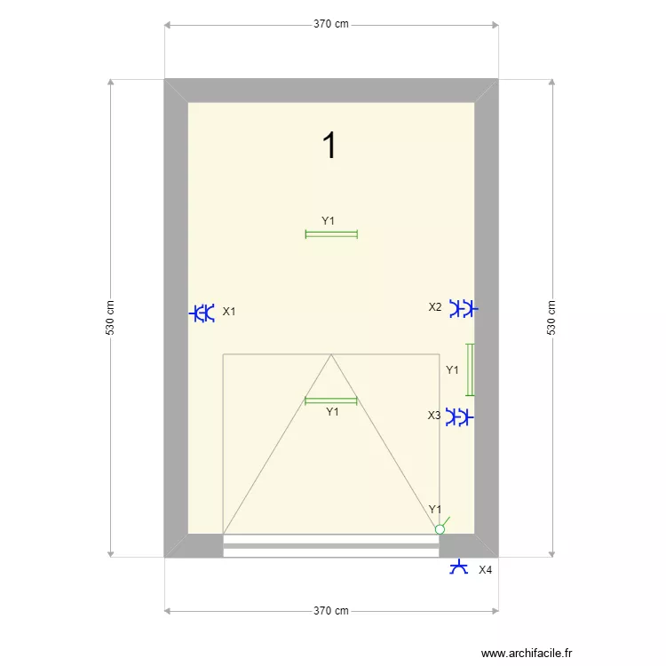 Garage Arsimont. Plan de 