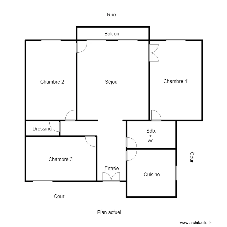 Plan Ferri&egrave;re. Plan de 