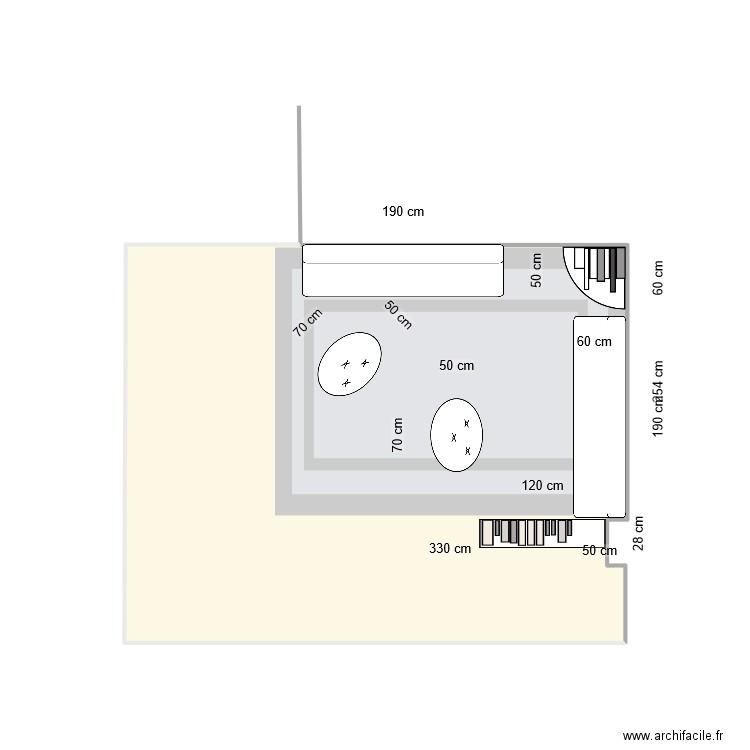 Rincon de lectura. Plan de 0 pièce et 0 m2