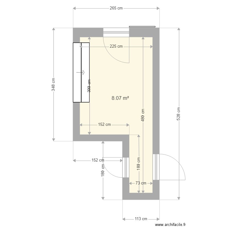 PH2 Couloir 1 issue de secours . Plan de 0 pièce et 0 m2