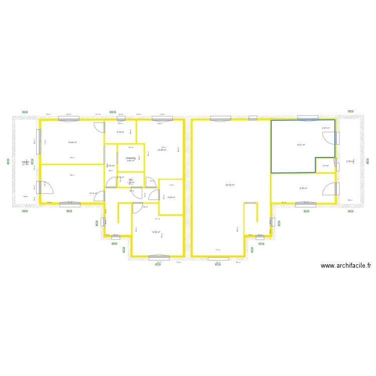 SAINT JULIEN étage . Plan de 0 pièce et 0 m2