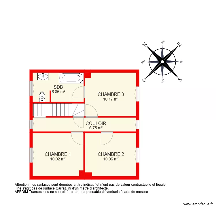 BI 5037 ETAGE . Plan de 