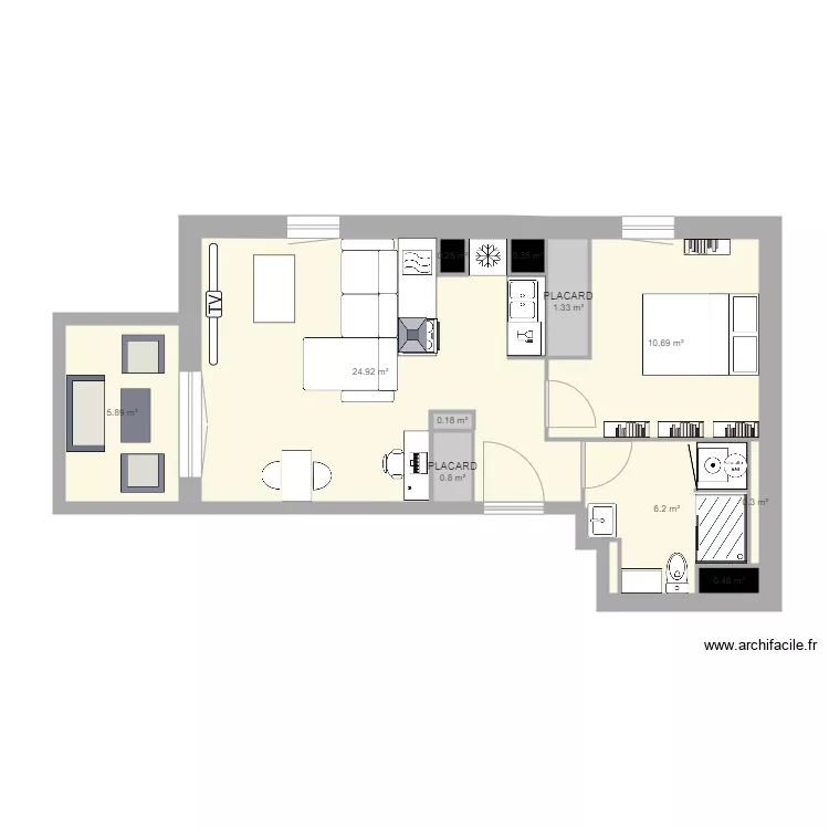 Appartement. Plan de Appartement. Plan de