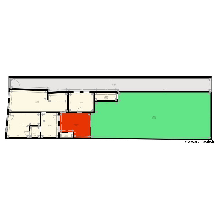 Plan masse après opération. Plan de 0 pièce et 0 m2