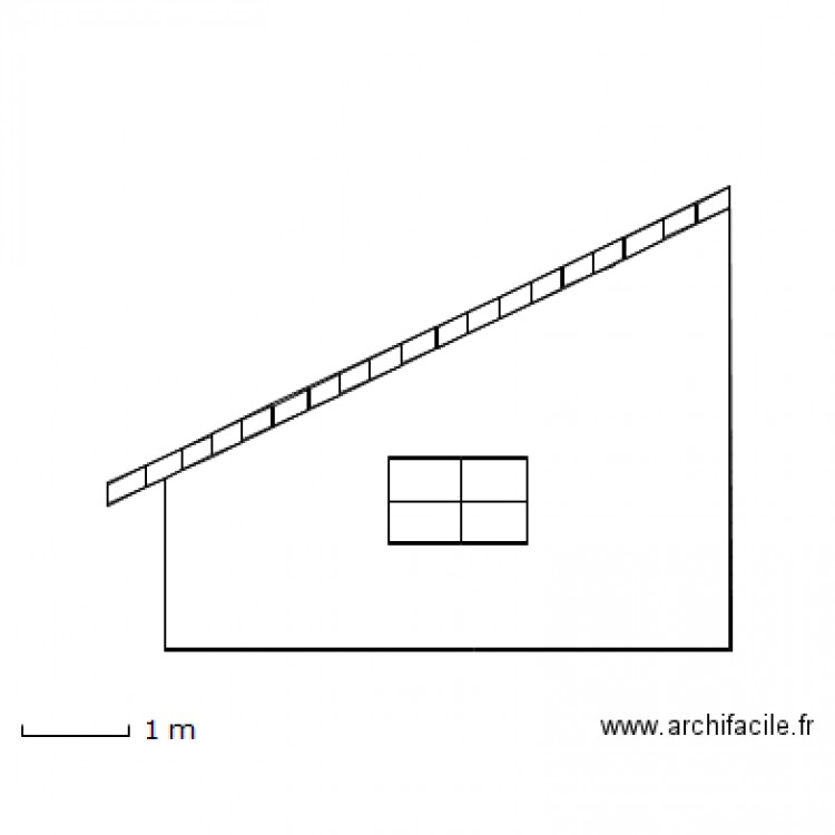 FACADE SUD EST PROJET. Plan de 0 pièce et 0 m2