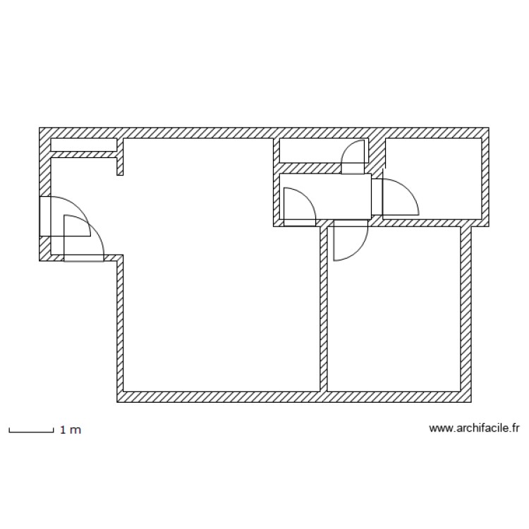 Essai 1. Plan de 0 pièce et 0 m2