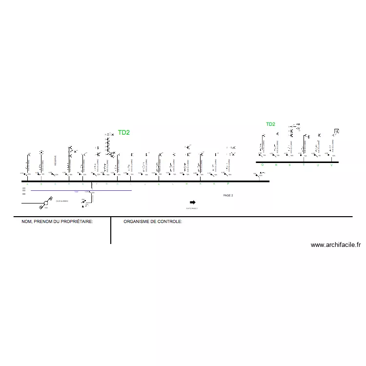 UNIFILAIRE 2 CHEZ CLAUDIO. Plan de UNIFILAIRE 2 CHEZ CLAUDIO. Plan de