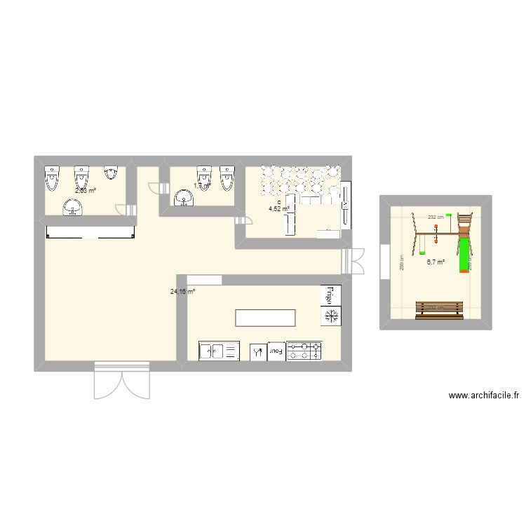 garderie Joey. Plan de 0 pièce et 0 m2