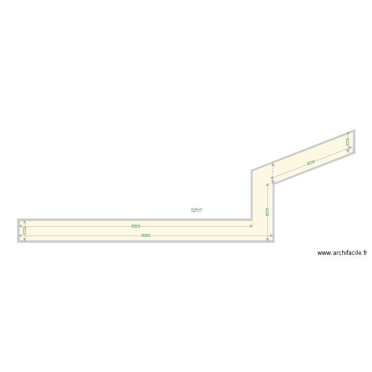 allee studio. Plan de 0 pièce et 0 m2