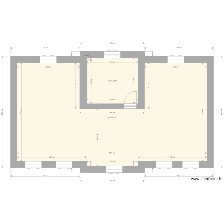 appartement 1 er etage 2. Plan de 0 pièce et 0 m2