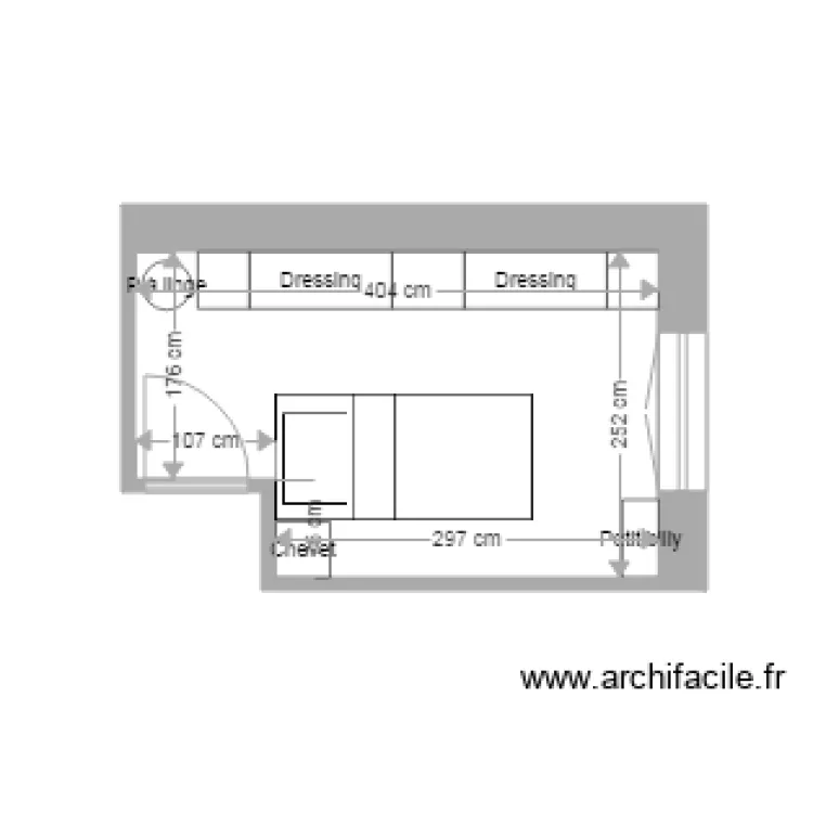 Bureau Gagny. Plan de 