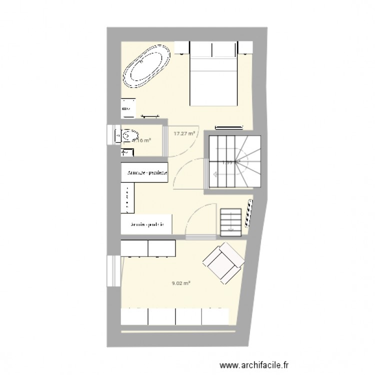 Maison 2e niveau 5. Plan de 0 pièce et 0 m2