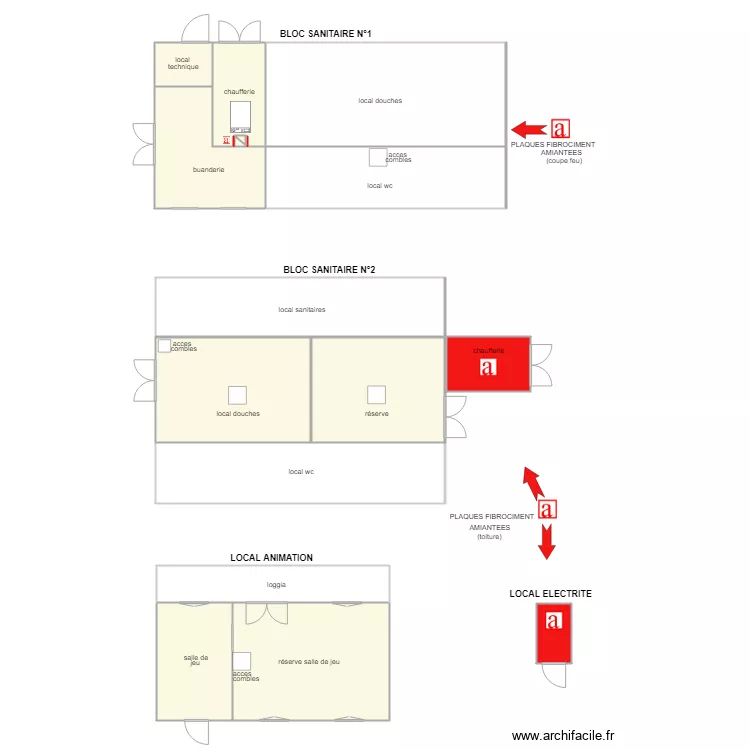 LES ROUILLERES 3 5 6 7. Plan de 