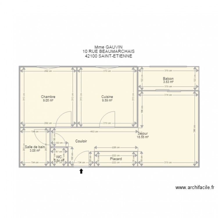 GAUVIN. Plan de 0 pièce et 0 m2