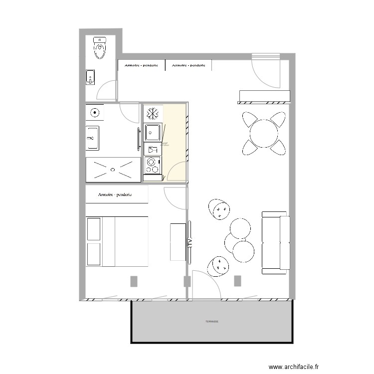 A 710 PLAN 1. Plan de 0 pièce et 0 m2