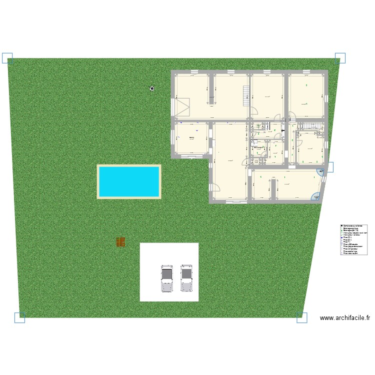 Renovation ferme Jardin. Plan de 0 pièce et 0 m2