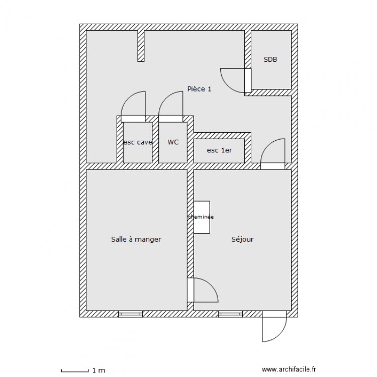 kalkman rdc. Plan de 0 pièce et 0 m2