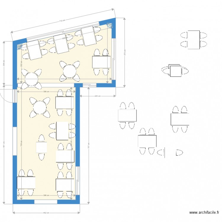 Resto 01. Plan de 0 pièce et 0 m2