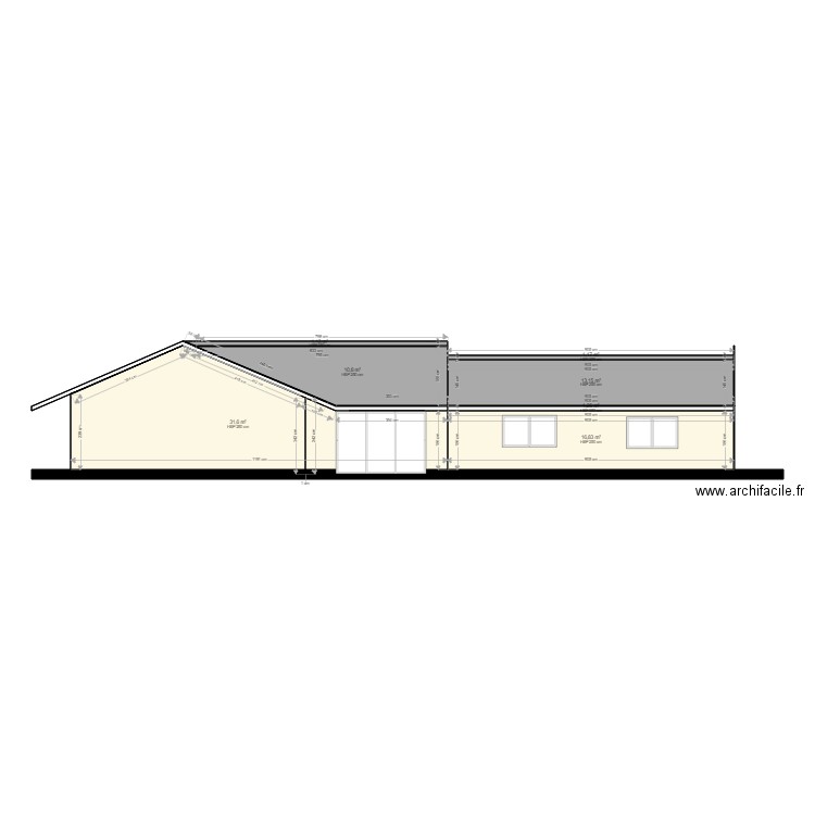 facades provence 3. Plan de 0 pièce et 0 m2