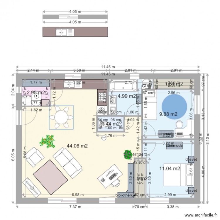 Projet Marjorie 4 Bois de Provence 3ème Prisme. Plan de 0 pièce et 0 m2