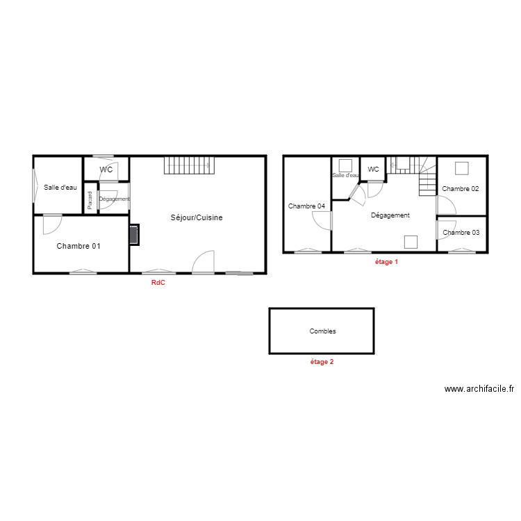 CORDIER GOSNE. Plan de 0 pièce et 0 m2